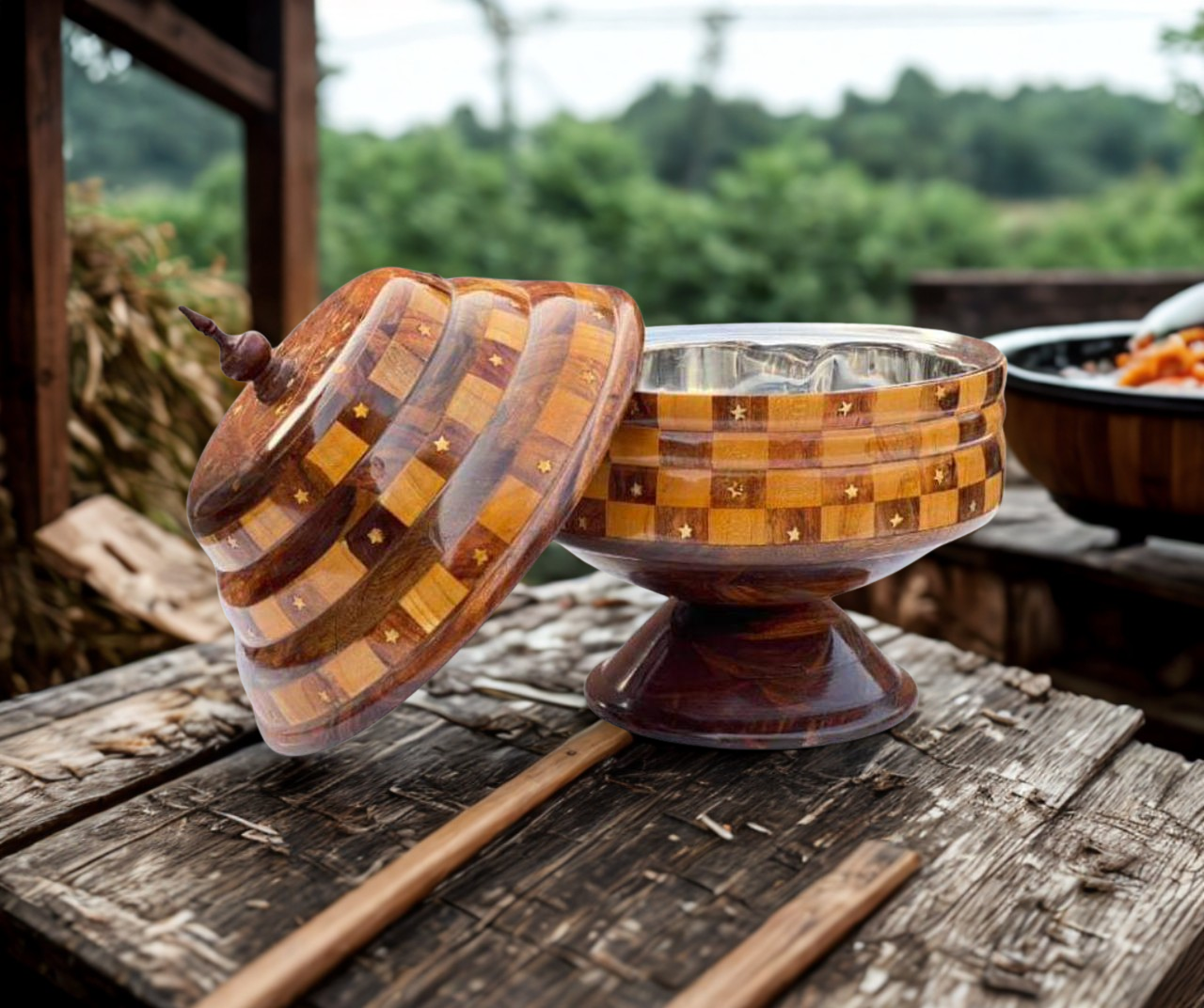 Wooden Handmade Hotpot