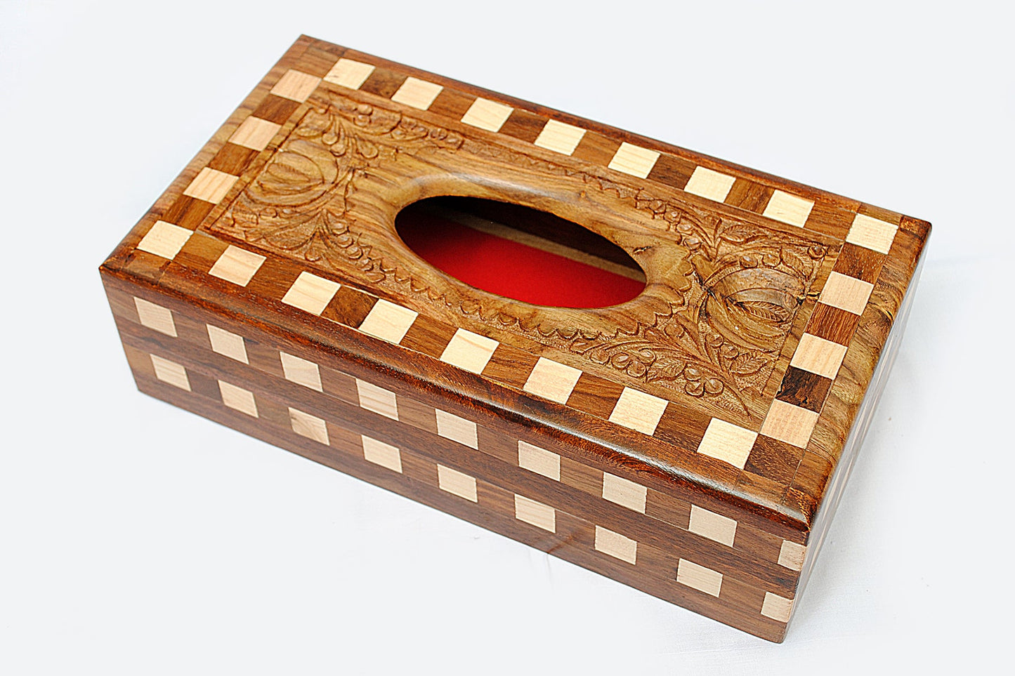 Wooden Hand made Tissue Paper Box