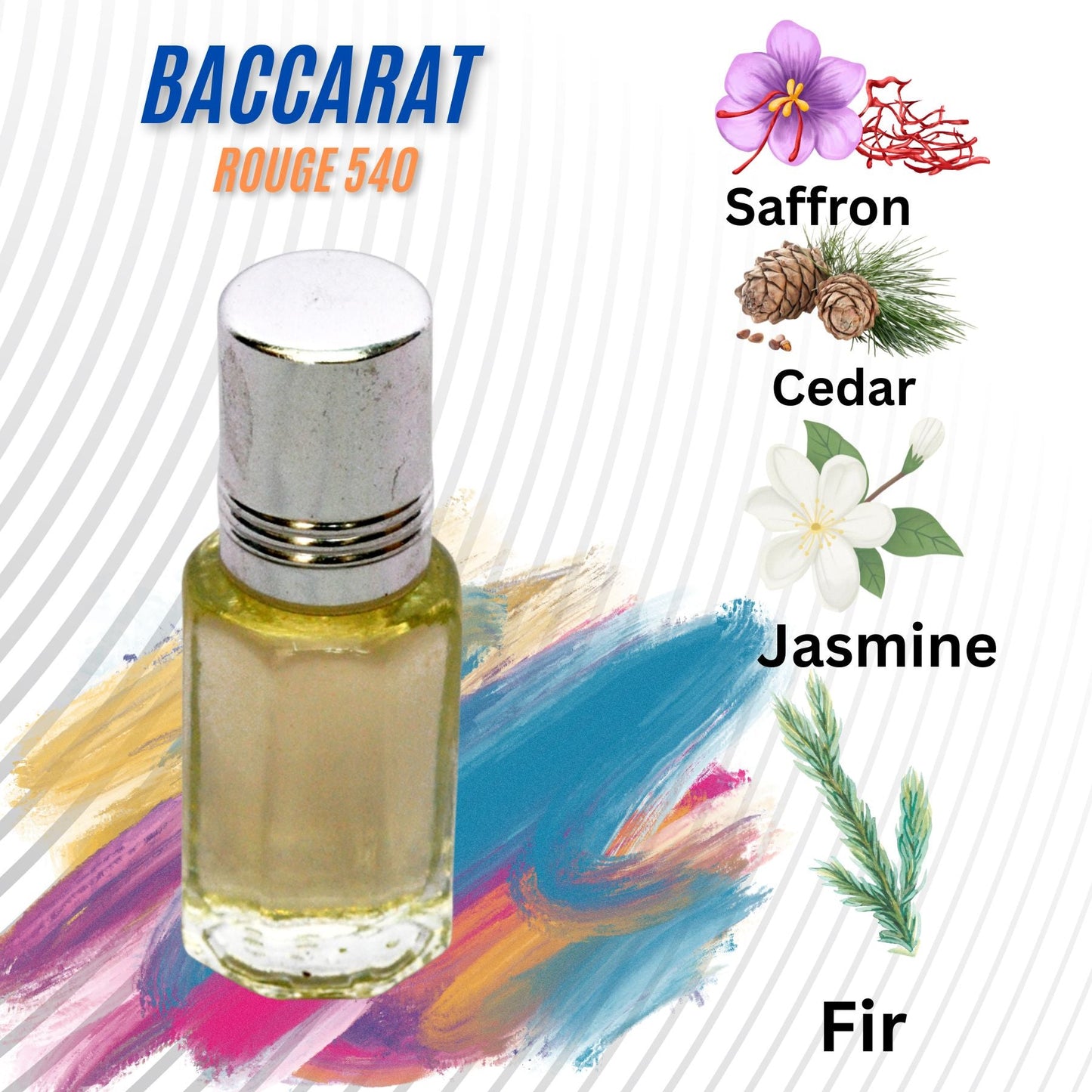 Baccarat Rouge 540 Perfume oil/Attar-100% original fragrance
