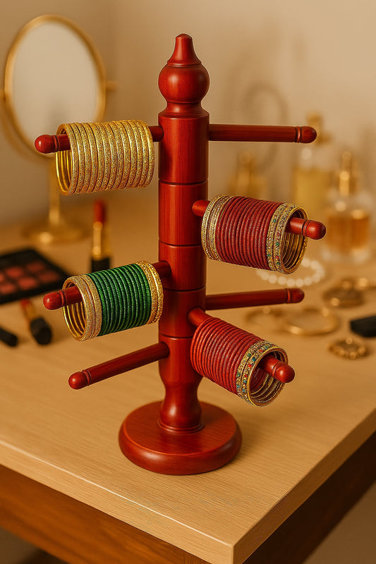 Wooden Handmade Bangle/Chorri Stand